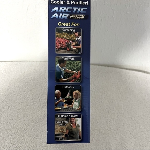 Arctic Air Freedom Wearable Air Cooler & Purifier Portable Fan Hands Free NIB - Picture 2 of 8